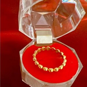 Bubble ring - 18K Saudi Gold, size 7 $170+ SF